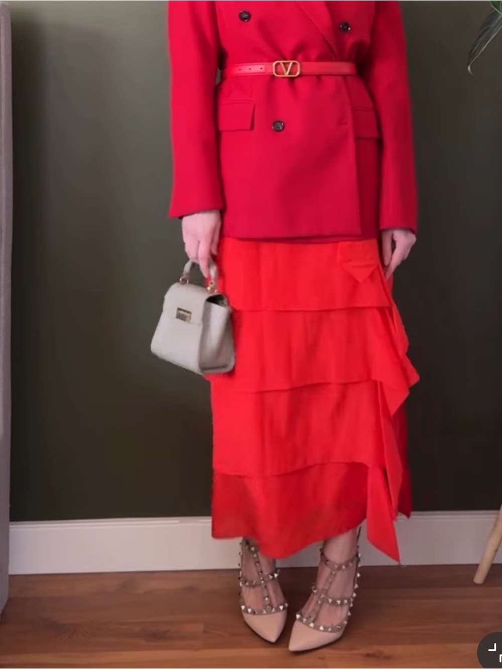 ZARA RUFFLE SKIRT - Picture 6 of 15